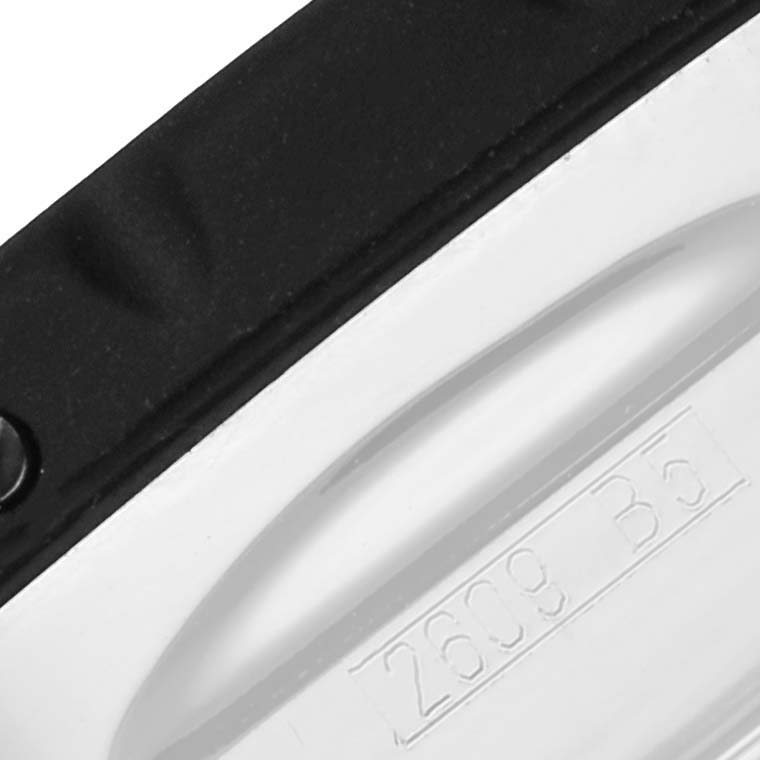 The image shows a close-up of the strap and part of the case from a Limited Series Breitling watch.