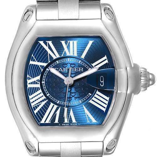 Photo of Cartier Roadster XL 100th Anniversary Steel Mens Watch W6206012 Box Papers