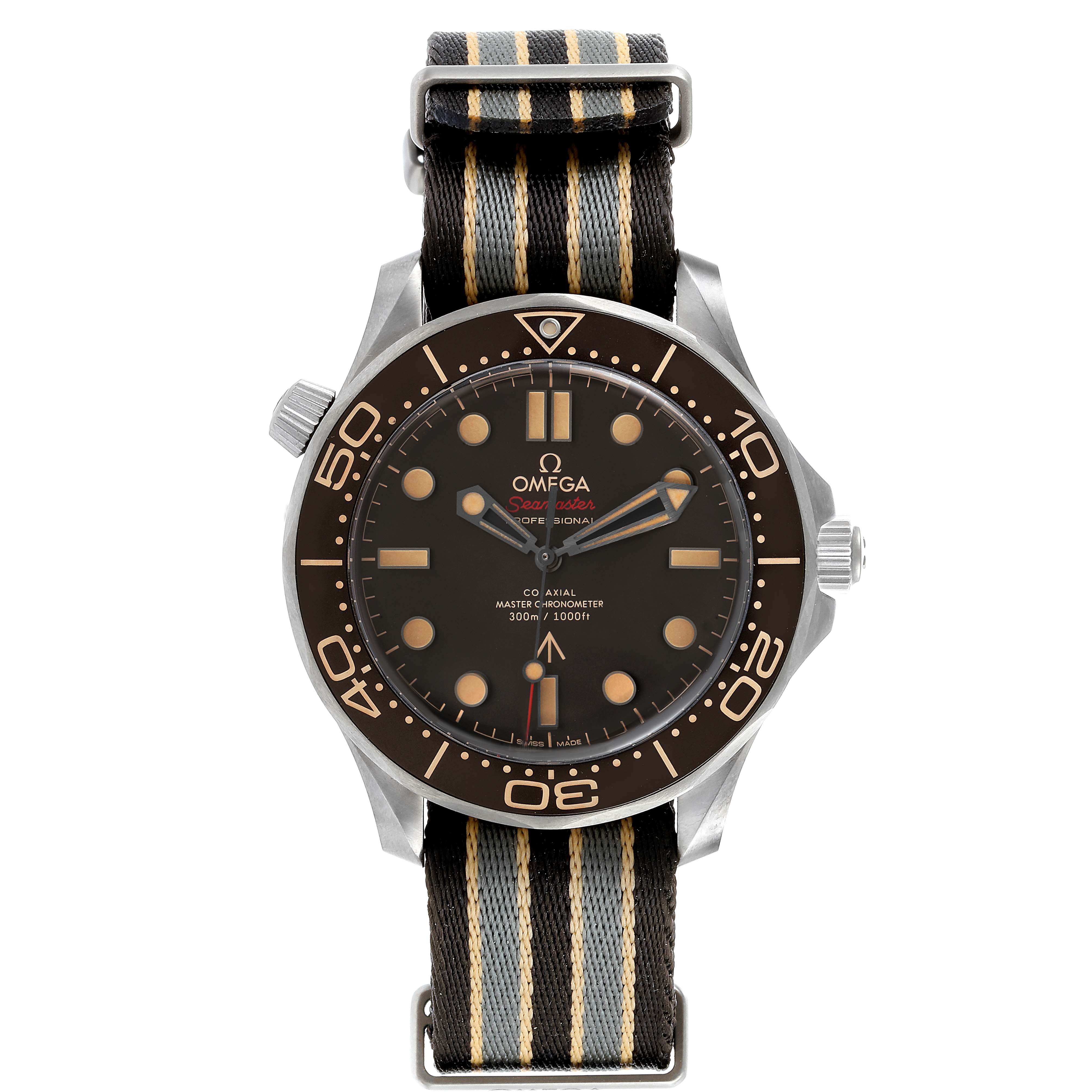 Omega Seamaster 300M 007 Edition Titanium Watch 210.92.42.20.01.001 Box ...