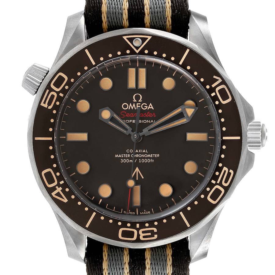 Omega Seamaster 300M 007 Edition Titanium Watch 210.92.42.20.01.001 Box Card SwissWatchExpo