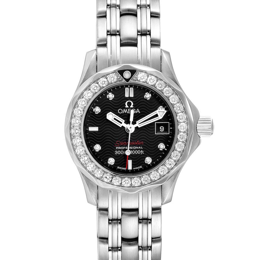 Omega Seamaster 300m Diamond Ladies Watch 212.15.28.61.51.001 Box Card SwissWatchExpo