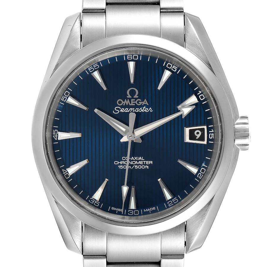 Omega Seamaster Aqua Terra Blue Dial Steel Mens Watch 231.10.39.21.03.001 SwissWatchExpo