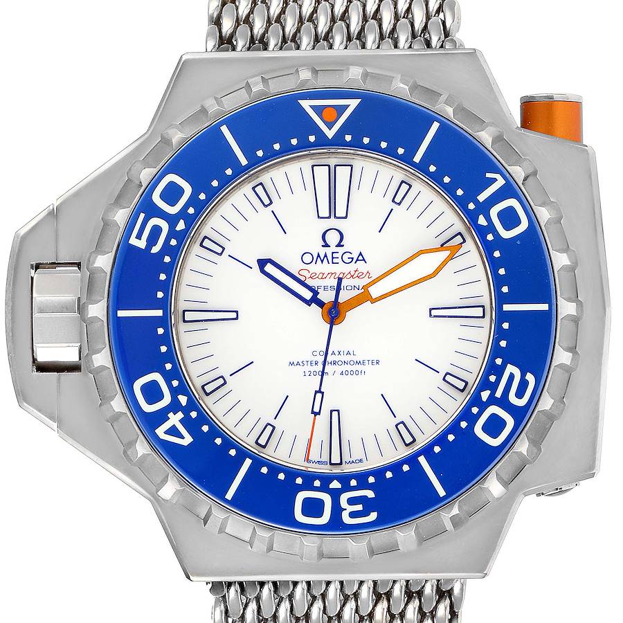 Omega Seamaster Ploprof 1200m Titanium Watch 227.90.55.21.04.001 Box Card SwissWatchExpo