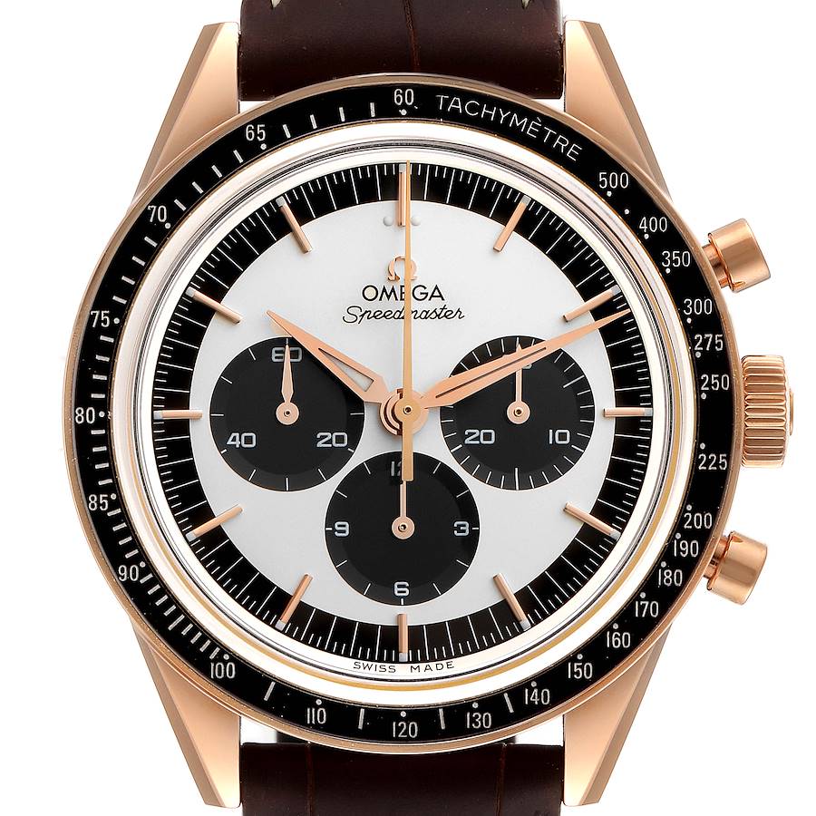 Omega Speedmaster First In Space Sedna Gold Watch 311.63.40.30.02.001 Unworn SwissWatchExpo