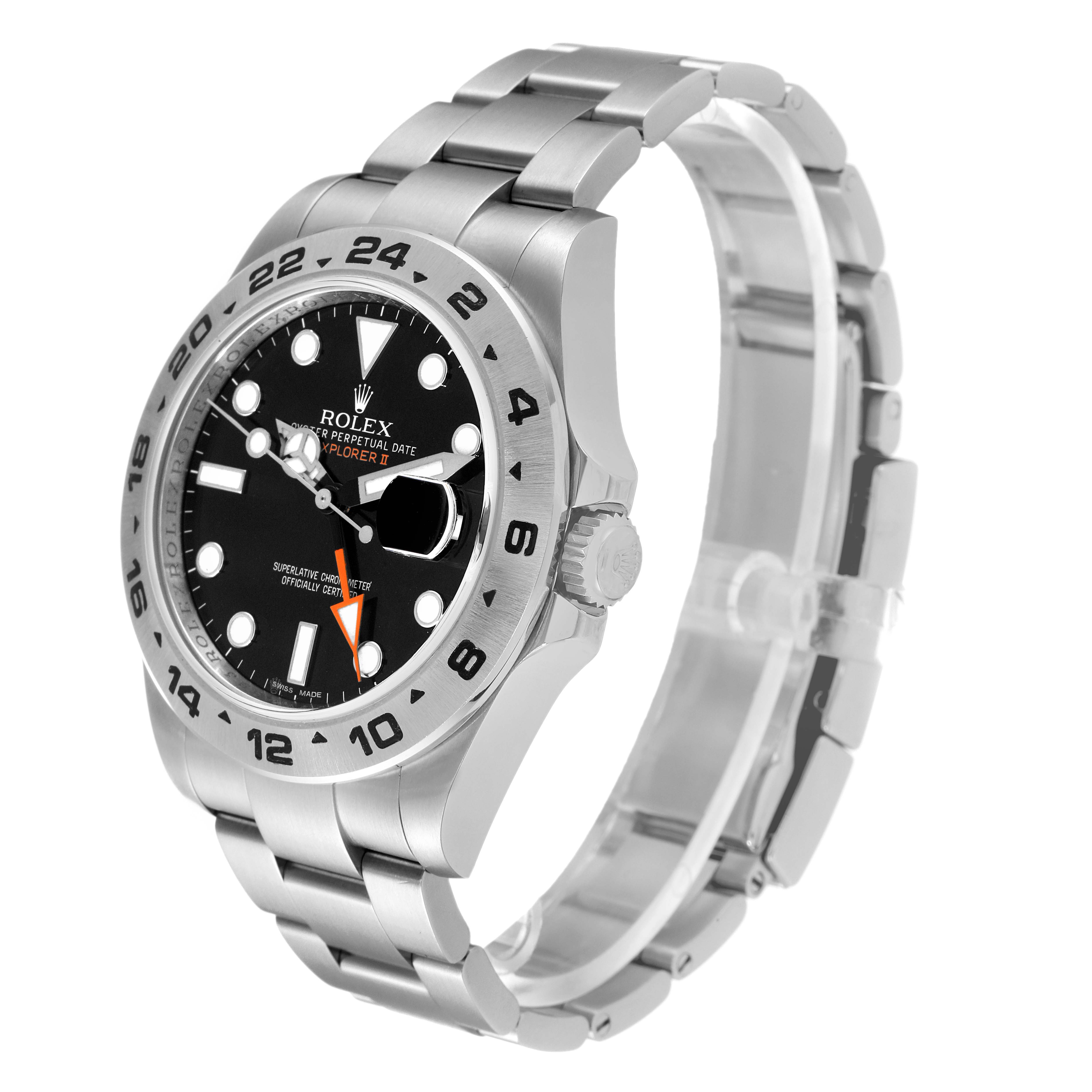 The image shows a Rolex Explorer 216570 Men's Stainless Steel Black Dial 216570 Men's Stainless Steel Black Dial watch at a three-quarter angle, highlighting its dial, bezel, crown, and bracelet.