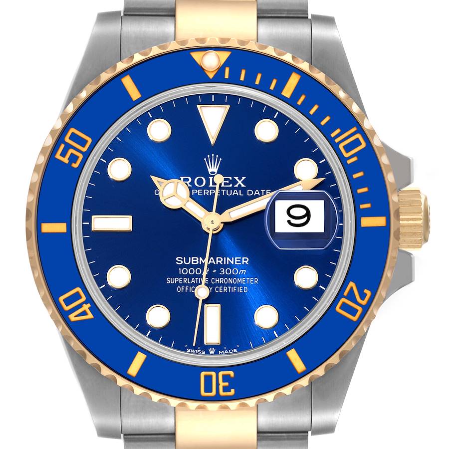 Submariner 41 Steel Yellow Gold Blue Dial Mens Watch 126613 Box Card | SwissWatchExpo