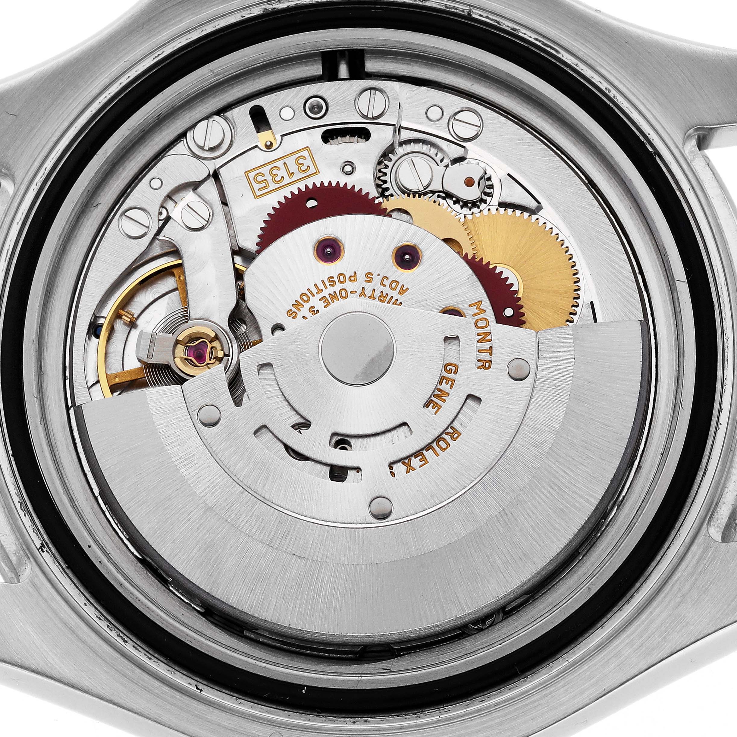 The image shows a close-up view of the internal movement mechanism of a Rolex Yacht-Master 16622 Men's Stainless Steel Silver Dial 16622 Men's Stainless Steel Silver Dial watch.