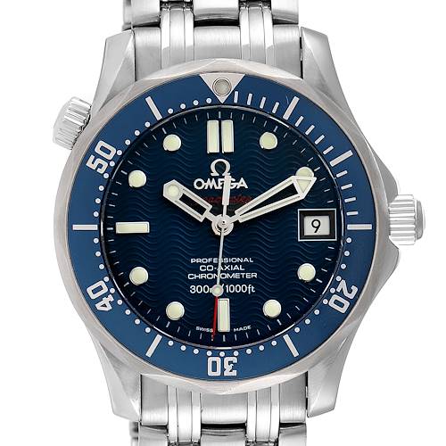 Photo of Omega Seamaster Midsize 36mm Co-Axial Blue Dial Watch 2222.80.00