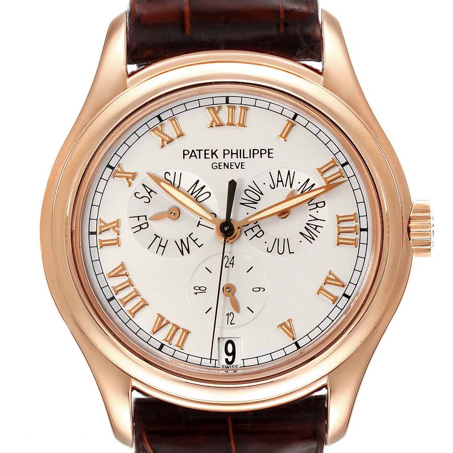 Patek Philippe Complicated Annual Calendar Rose Gold Mens Watch 5035 SwissWatchExpo