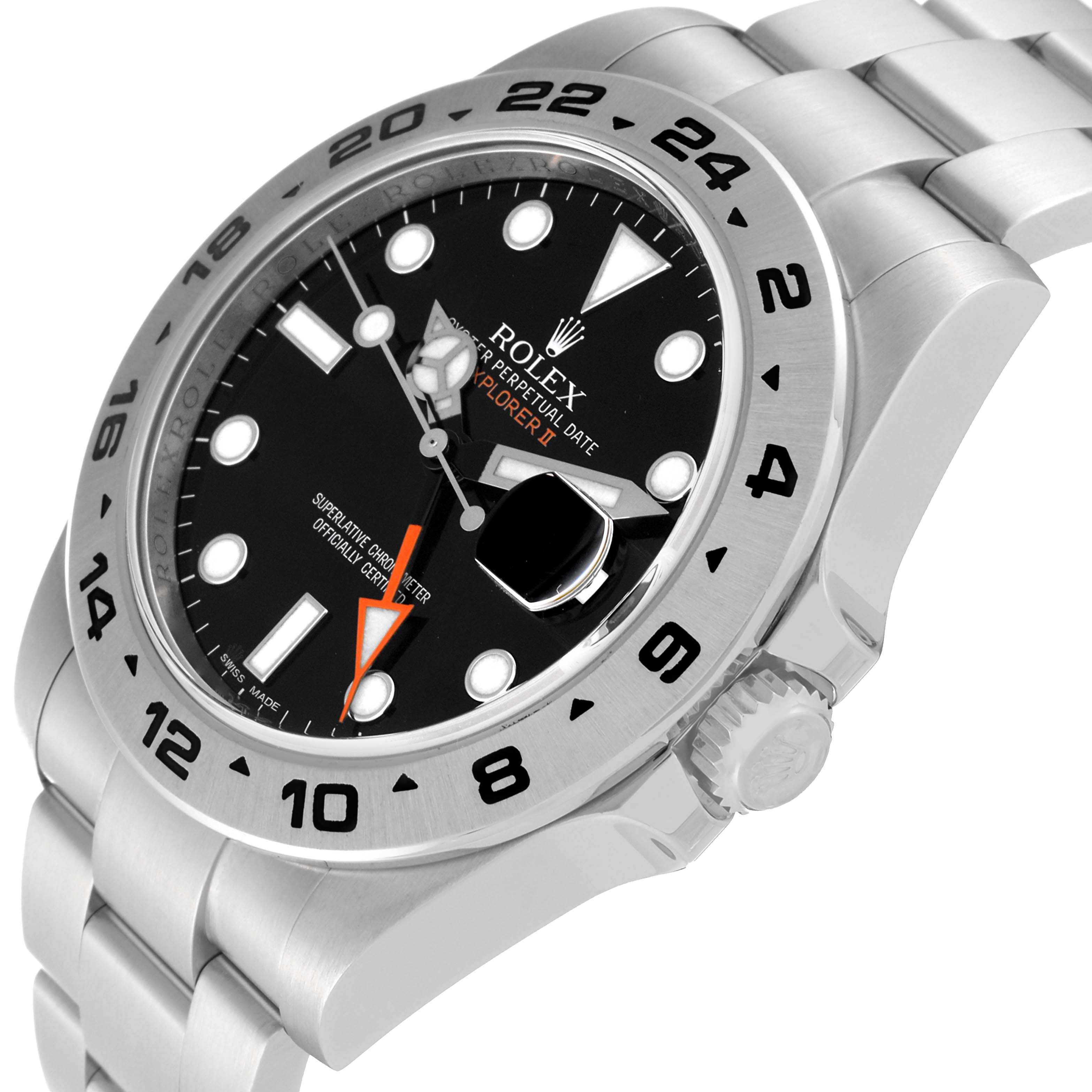 The image shows a Rolex Explorer 216570 Men
s Stainless Steel Black Dial 216570 Men
s Stainless Steel Black Dial watch at a slight angle, highlighting the face, bezel, and part of the bracelet.