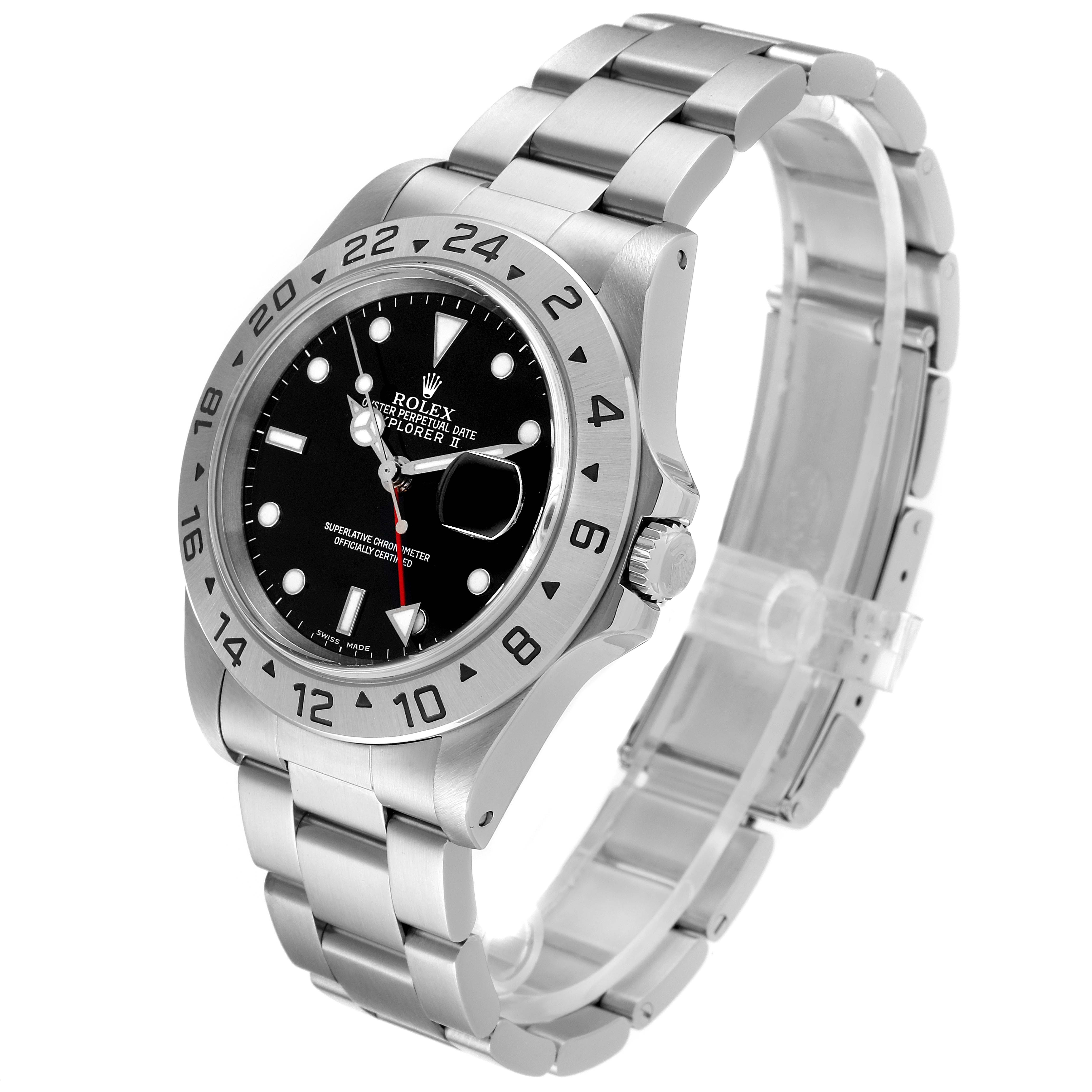 The image shows a Rolex Explorer 16570 Men's Stainless Steel Black Dial 16570 Men's Stainless Steel Black Dial watch at a 3/4 angle, highlighting the face, bracelet, and crown.