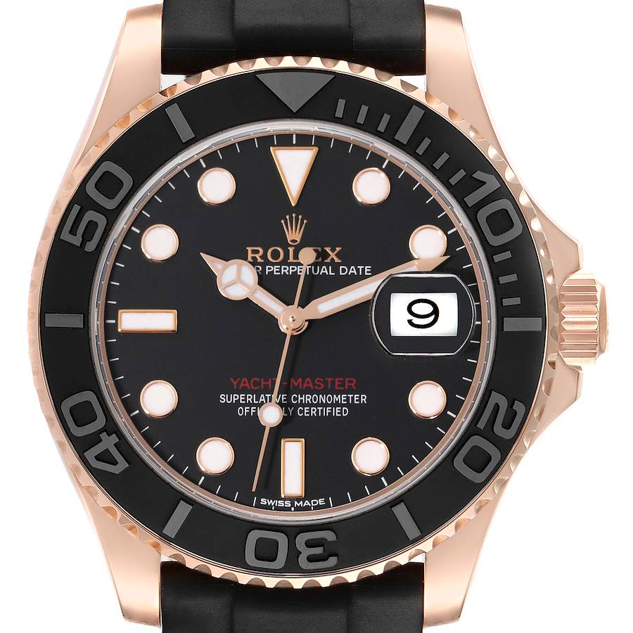 NOT FOR SALE Rolex Yachtmaster 40mm Rose Gold Oysterflex Bracelet Mens Watch 116655 Box Card PARTIAL PAYMENT SwissWatchExpo