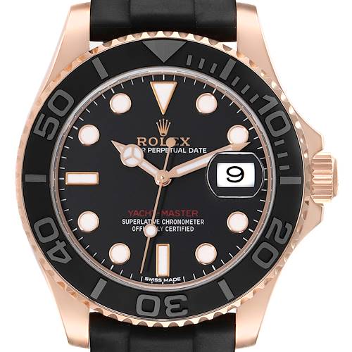 Photo of NOT FOR SALE Rolex Yachtmaster 40mm Rose Gold Oysterflex Bracelet Mens Watch 116655 Box Card PARTIAL PAYMENT