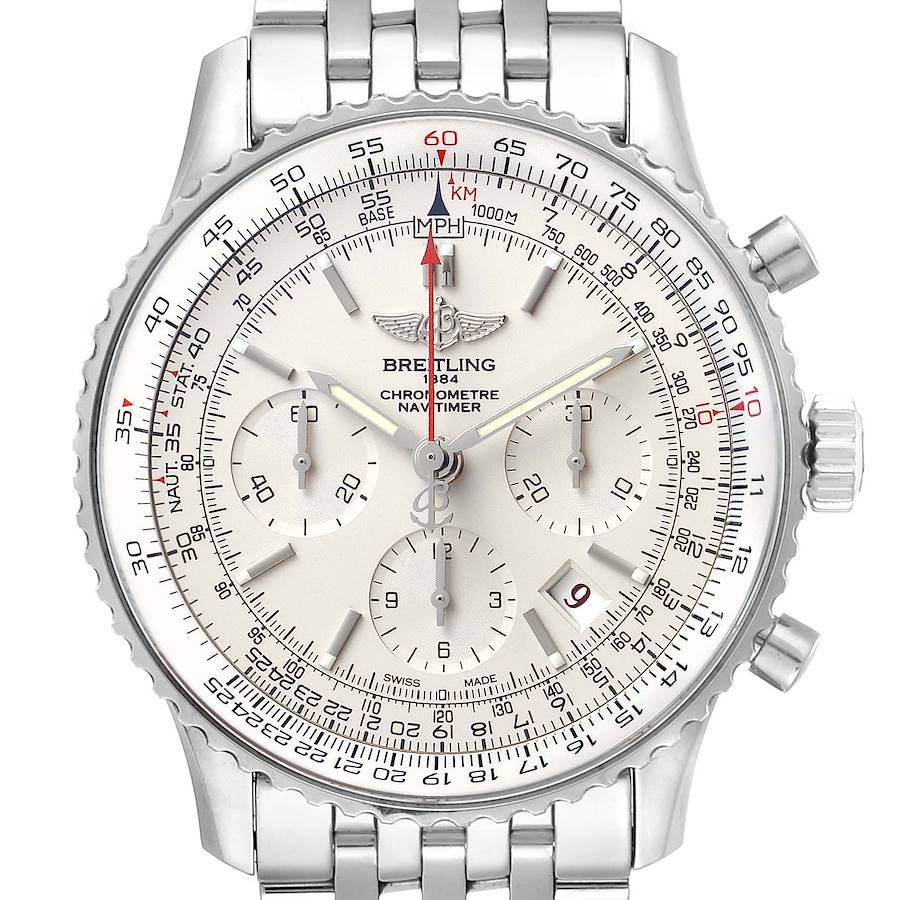 Breitling Navitimer 01 Limited Edition Steel Mens Watch AB0123 Box Papers SwissWatchExpo