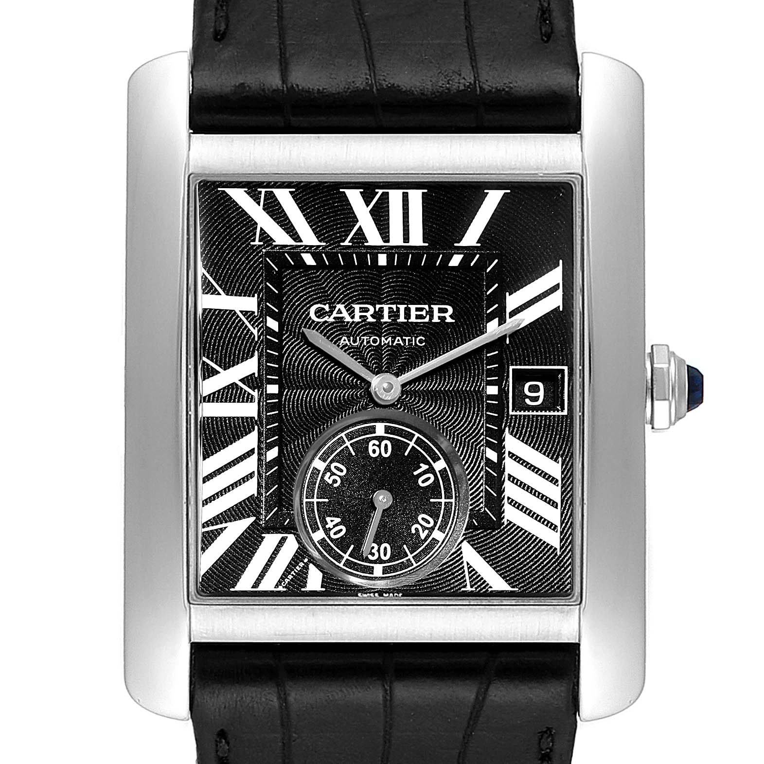 Cartier tank mc on sale black