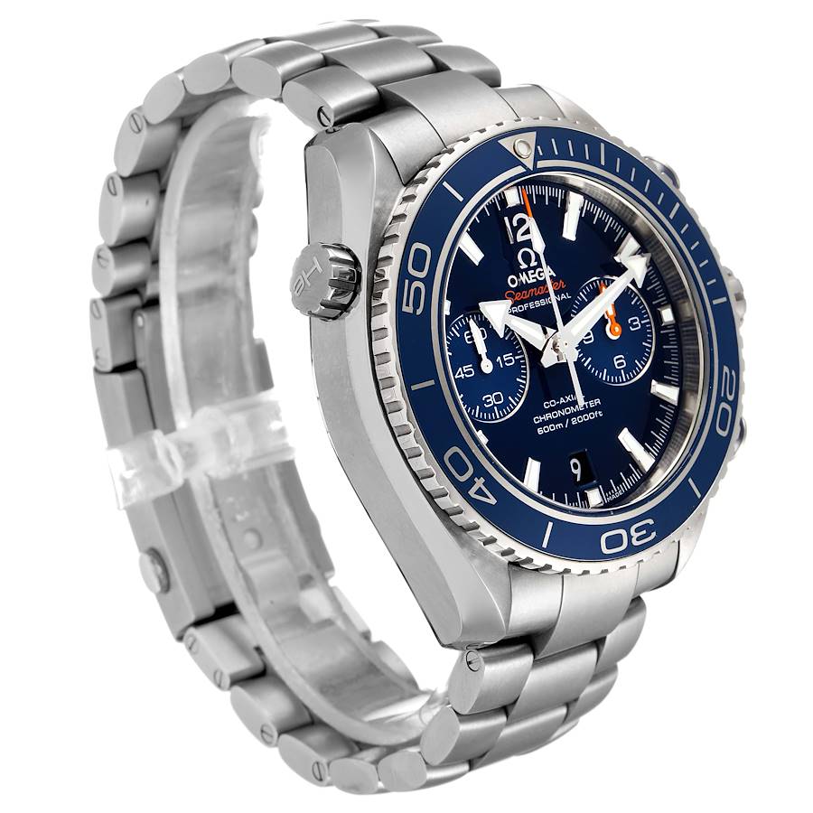 Omega Planet Ocean Co-Axial Titanium Watch 232.90.46.51.03.001 Box Card SwissWatchExpo