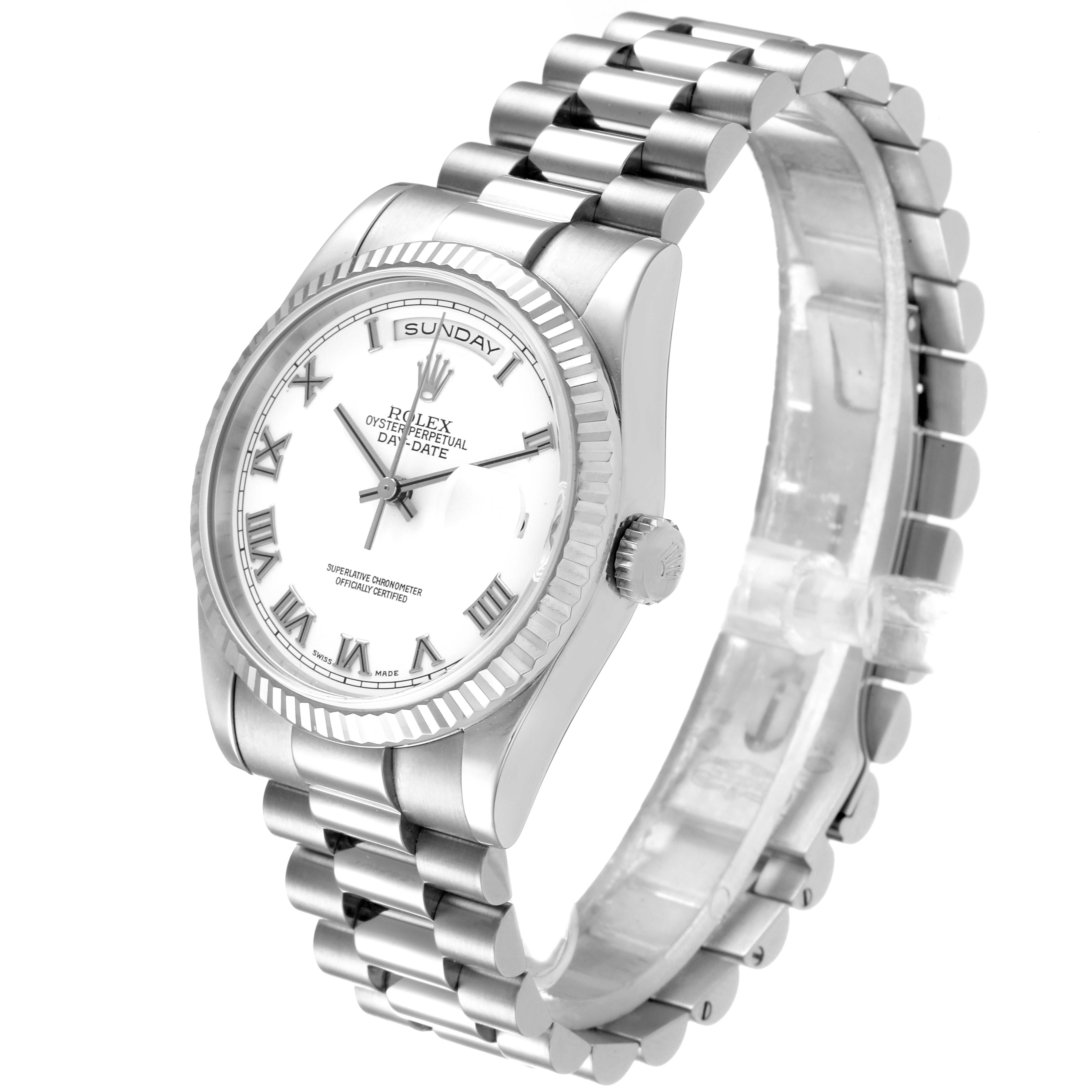 rolex president white gold 36mm