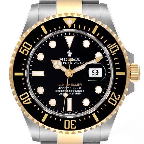 Photo of Rolex Seadweller Black Dial Steel Yellow Gold Mens Watch 126603