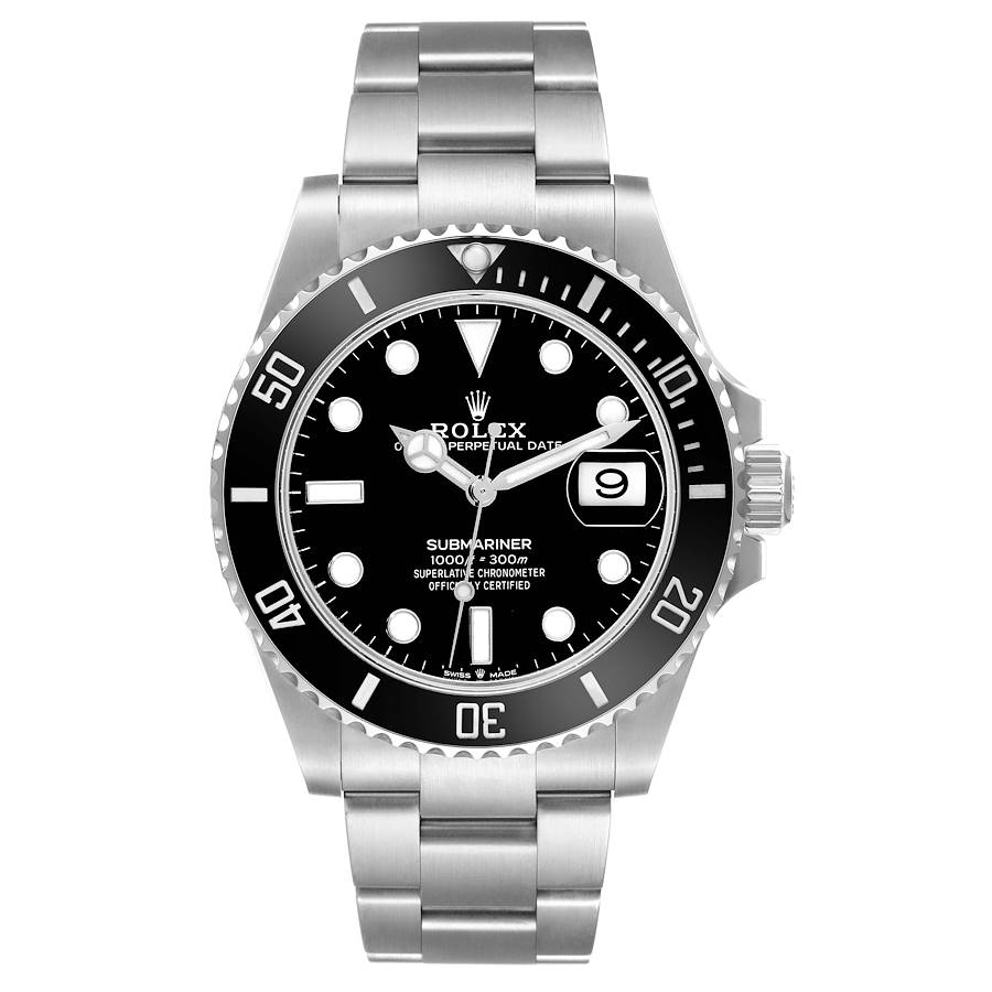 Rolex Submariner Black Dial Ceramic Bezel Steel Mens Watch 126610 SwissWatchExpo