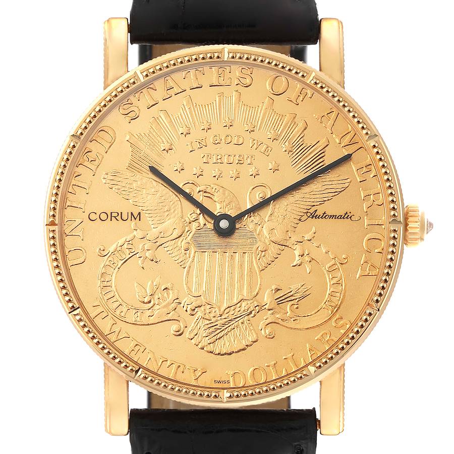 Corum 20 Dollars Double Eagle Yellow Gold Coin Year 1899 Mens Watch SwissWatchExpo