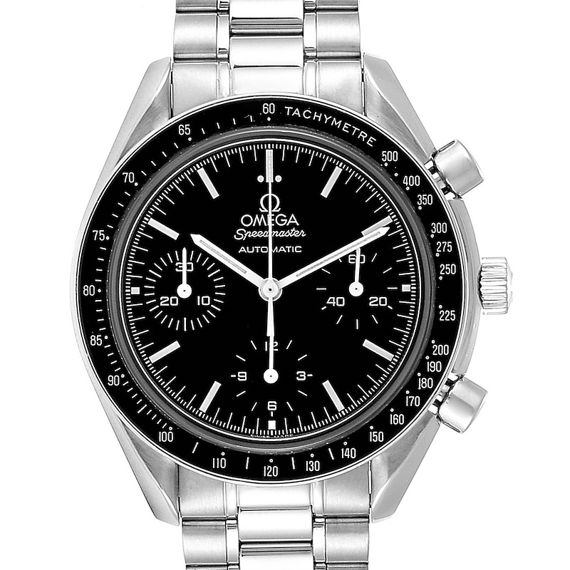 Omega Speedmaster Chrono Reduced Automatic Steel Watch 3539.50.00 SwissWatchExpo