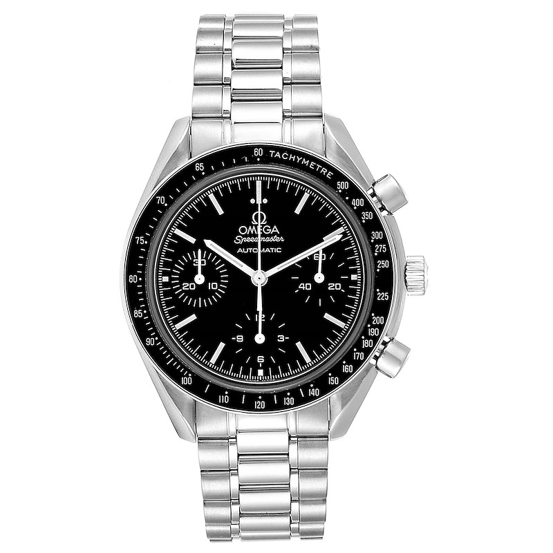 Omega Speedmaster Chrono Reduced Automatic Steel Watch 3539.50.00 SwissWatchExpo