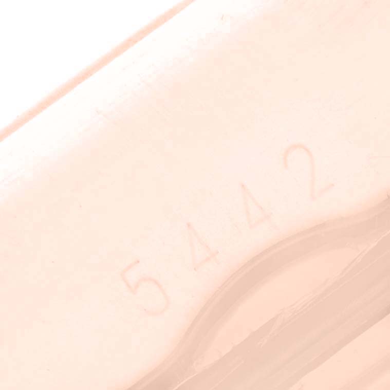 This close-up image displays a partial view of the serial number, "5442," on the Rolex Cellini 5442/5 Men's Rose Gold Black Dial 5442/5 Men's Rose Gold Black Dial watch.