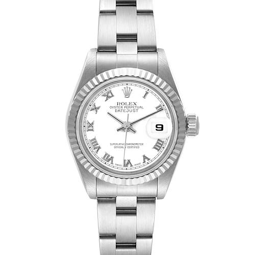Photo of Rolex Datejust Steel White Gold Roman Dial Ladies Watch 79174