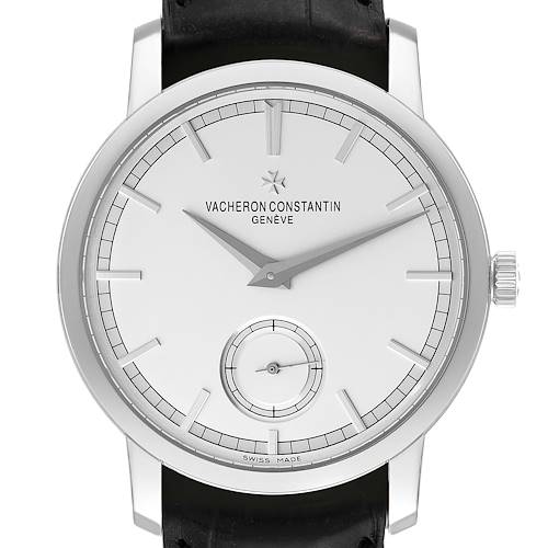 Photo of Vacheron Constantin Traditionnelle Silver Dial White Gold Mens Watch 82172