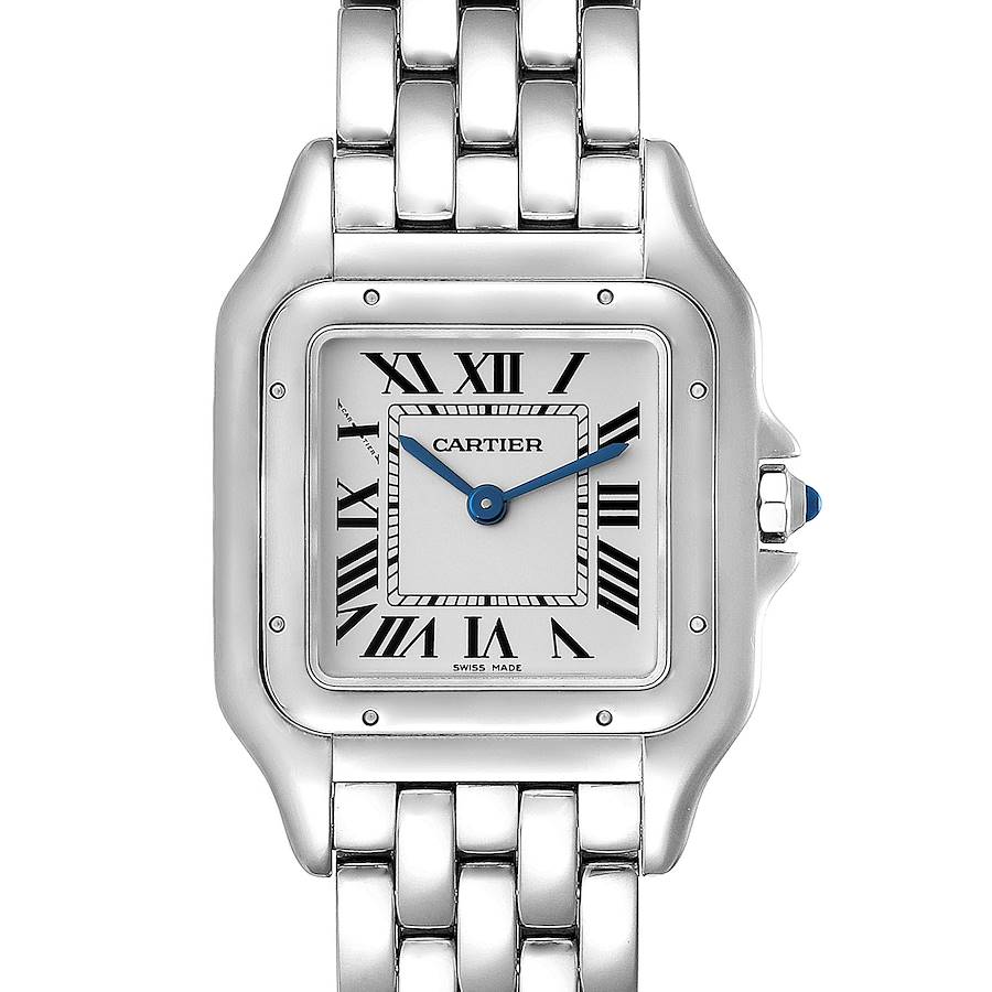 Cartier Panthere Midsize 27mm Steel Ladies Watch WSPN0007 SwissWatchExpo