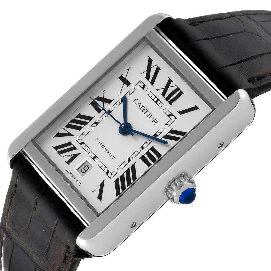 Cartier Tank Solo Stainless Steel WSTA0029 | Stock 60386 | SwissWatchExpo