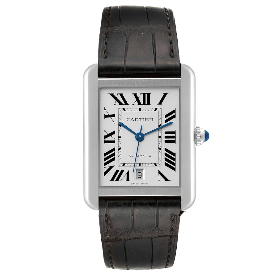 Cartier Tank Solo XL Automatic Stainless Steel Mens Watch WSTA0029 ...