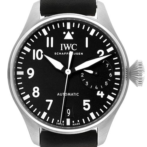 Photo of IWC Big Pilots Black Dial Automatic Steel Mens Watch IW501001 Box Card
