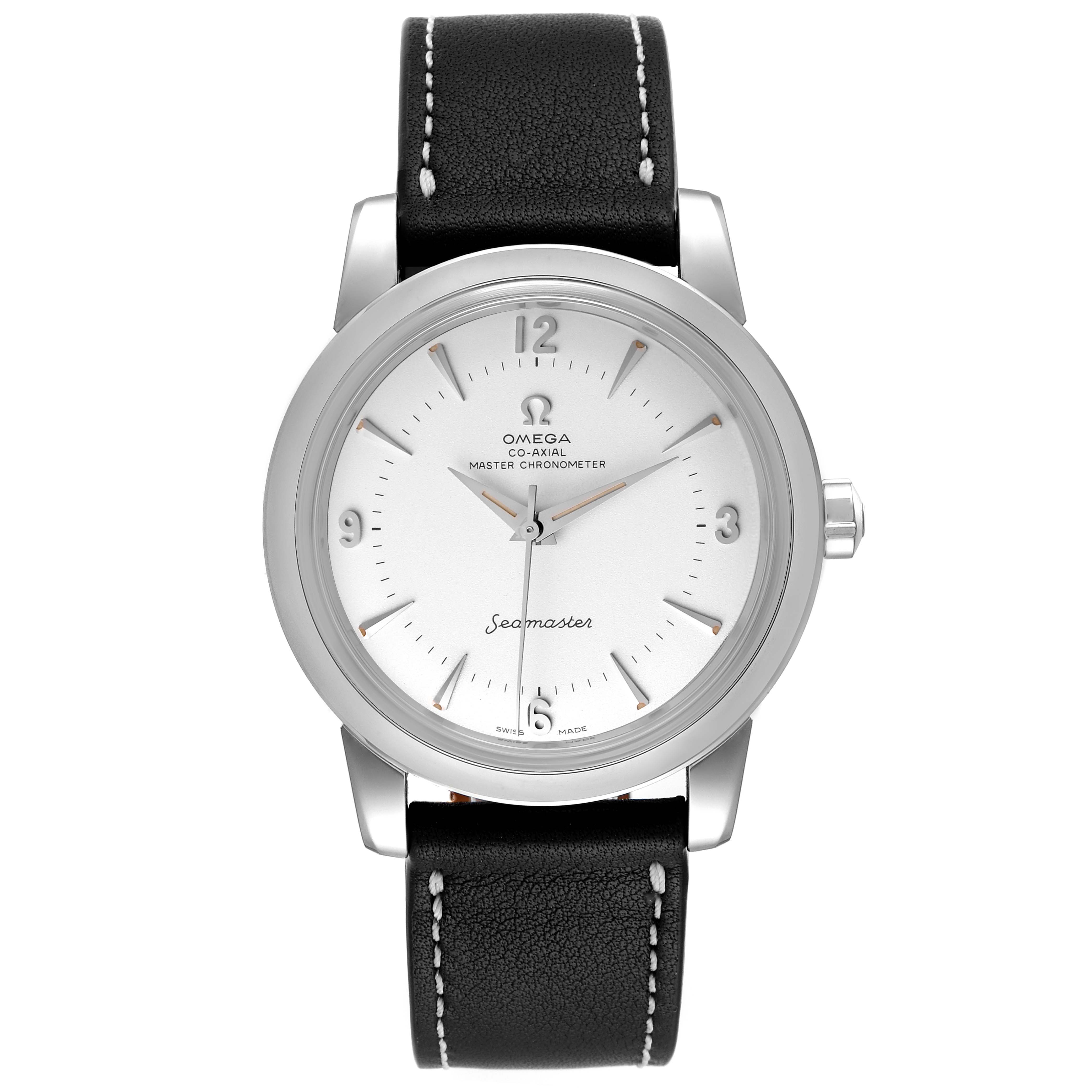 OMEGA Seamaster シルバー文字盤 レザー　2068-18 Omega Seamaster – Analog:Shift