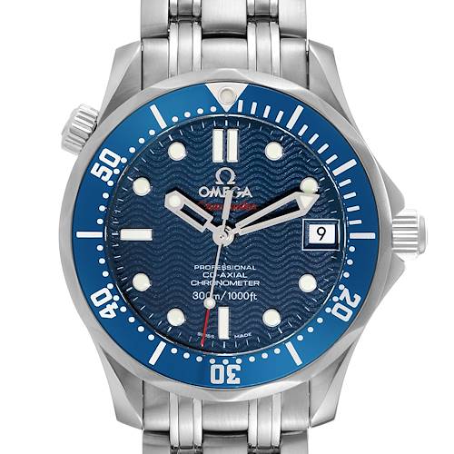 Photo of Omega Seamaster Midsize 36mm Co-Axial Steel Mens Watch 2222.80.00 Card
