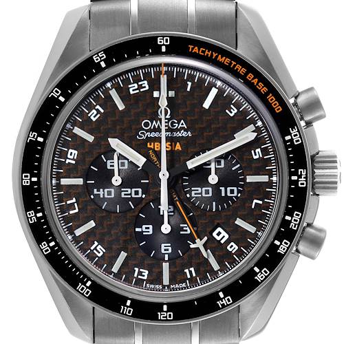 Photo of Omega Speedmaster HB-SIA GMT Titanium Watch 321.90.44.52.01.001 Box Card