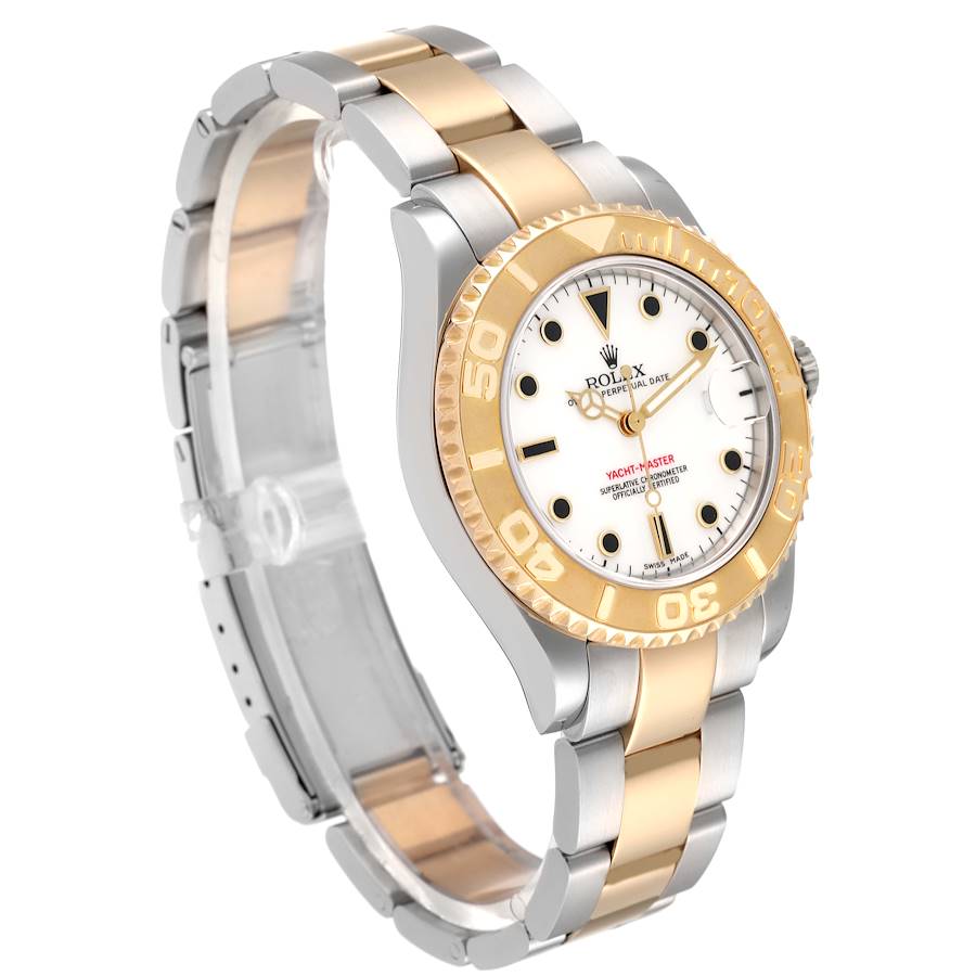 NOT FOR SALE Rolex Yachtmaster Midsize Steel Yellow Gold White