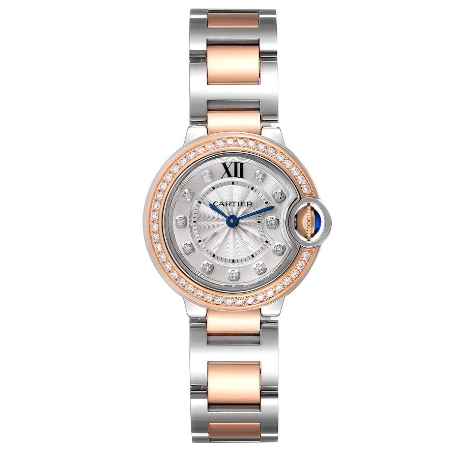 Cartier ballon bleu 28mm rose gold hotsell