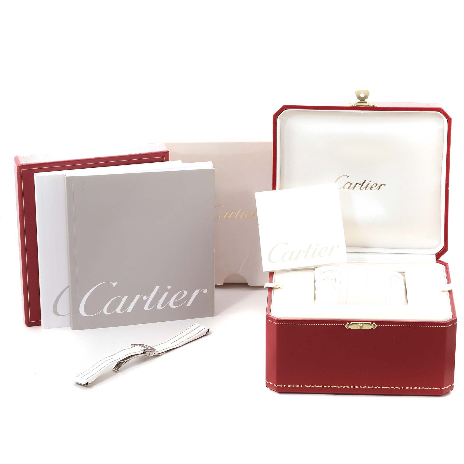 カルティエ「Cartier」時計外箱・取説・保証書のセット 内箱なし