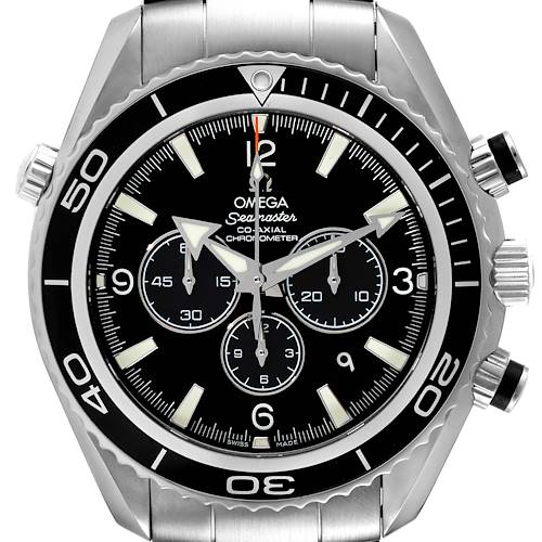 Photo of Omega Seamaster Planet Ocean Chronograph Steel Watch 2210.50.00 Box Card