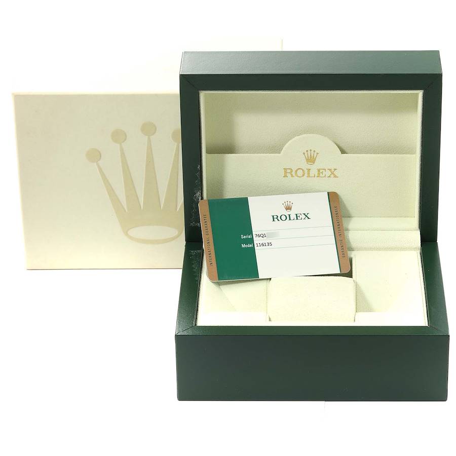 ROLEX 純正箱 Mサイズ Rolex Datejust Rose Gold 116135 | Stock 62079 | SwissWatchExpo