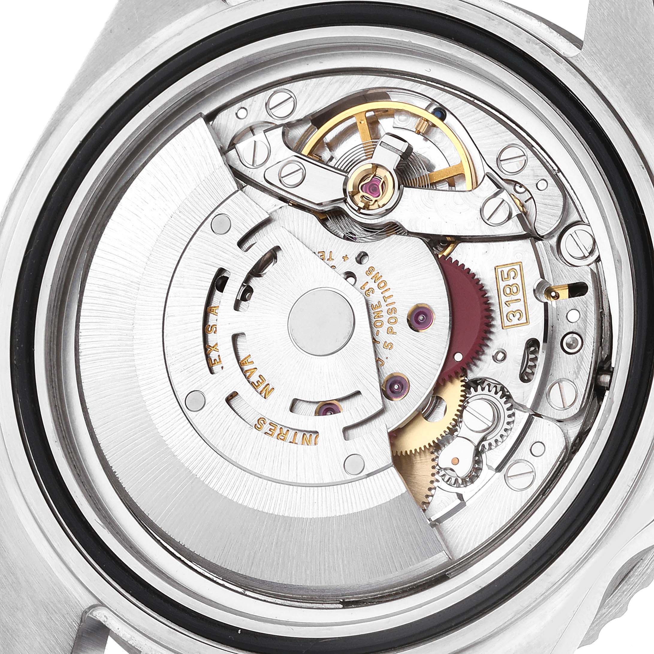 This image shows the inner mechanical movement of a Rolex GMT-Master 16710 Men's Stainless Steel Black Dial 16710 Men's Stainless Steel Black Dial watch, specifically the rotor and gears.