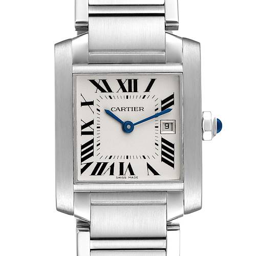 Photo of Cartier Tank Francaise Midsize 25mm Silver Dial Unisex Watch W51011Q3