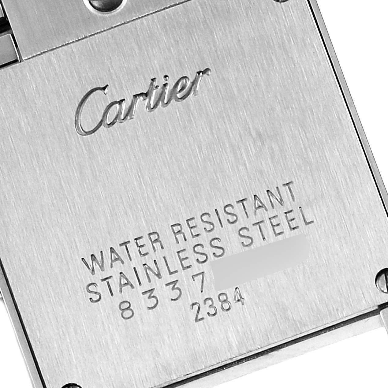 Cartier Tank Francaise Steel Rose Gold MOP Ladies Watch W51027Q4 Box ...
