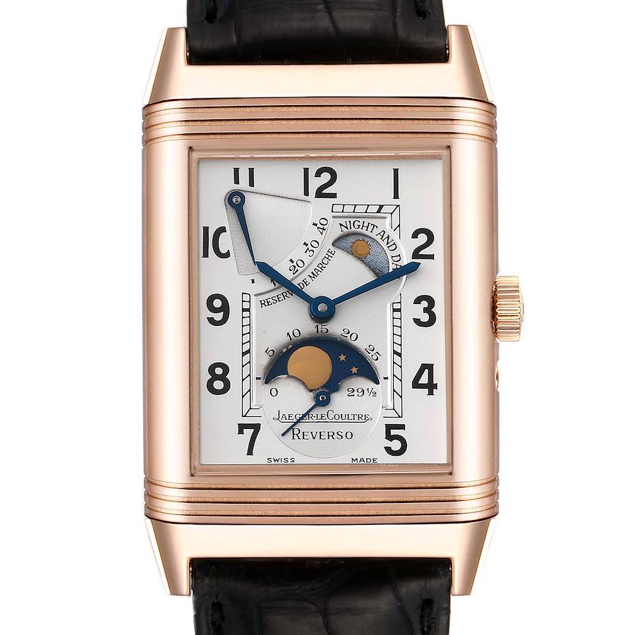 NOT FOR SALE Jaeger LeCoultre Reverso Sun Moon Rose Gold Mens Watch 270.2.63 Q2752420 PARTIAL PAYMENT SwissWatchExpo
