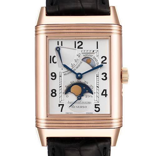 Photo of NOT FOR SALE Jaeger LeCoultre Reverso Sun Moon Rose Gold Mens Watch 270.2.63 Q2752420 PARTIAL PAYMENT
