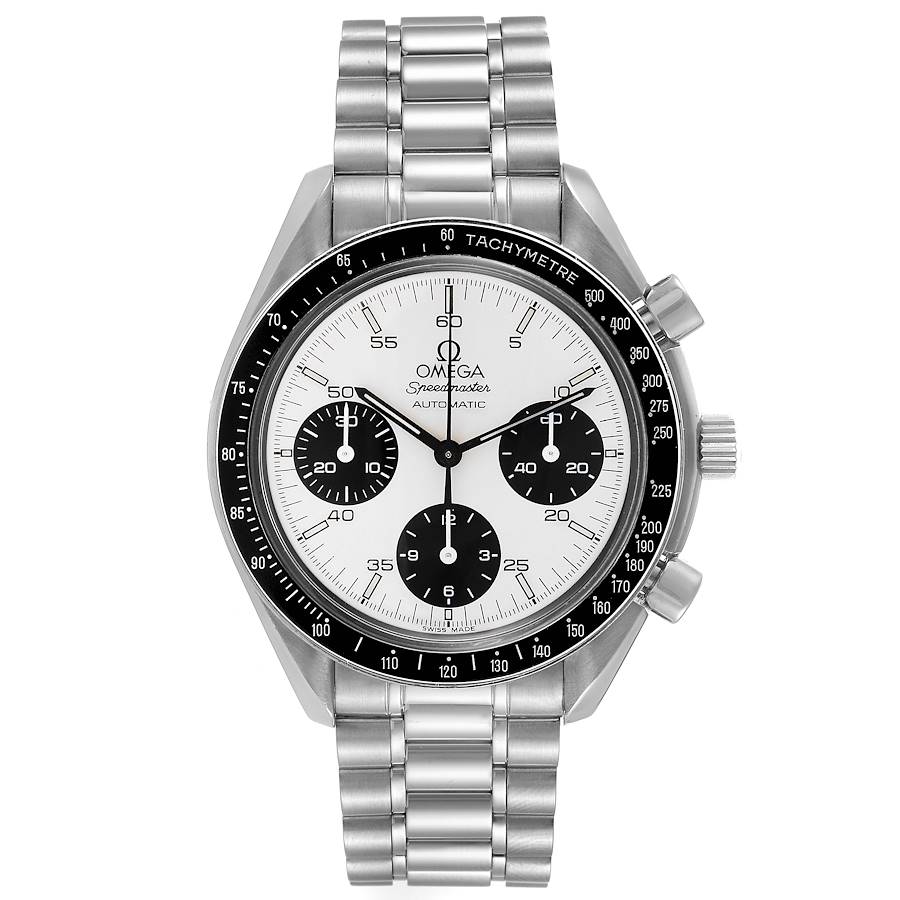 Omega Speedmaster Reduced Marui LE Silver Dial Mens Watch 3510.21