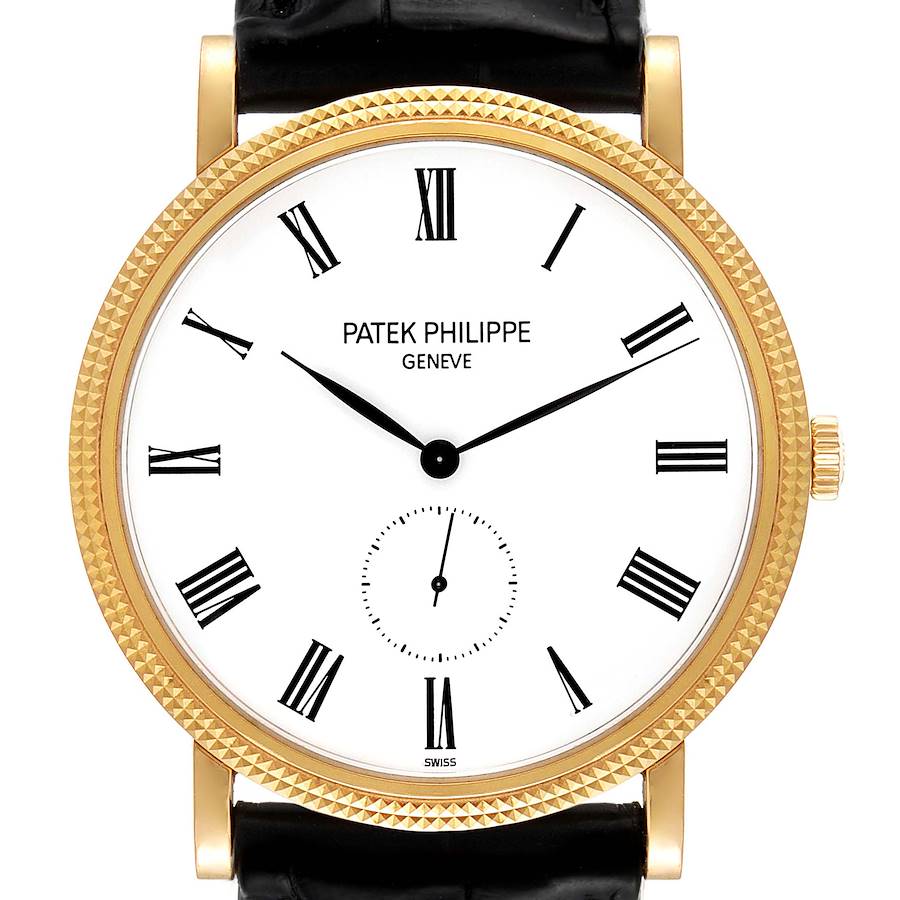 NOT FOR SALE Patek Philippe Calatrava Yellow Gold White Dial Mens Watch 5119 PARTIAL PAYMENT SwissWatchExpo
