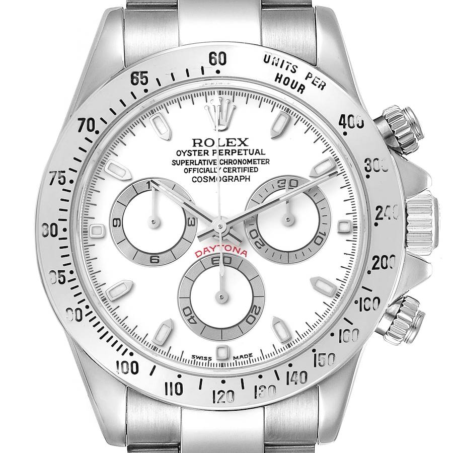 *NOT FOR SALE* Rolex Daytona White Dial Chronograph Steel Mens Watch 116520 PARTIAL PAYMENT SwissWatchExpo