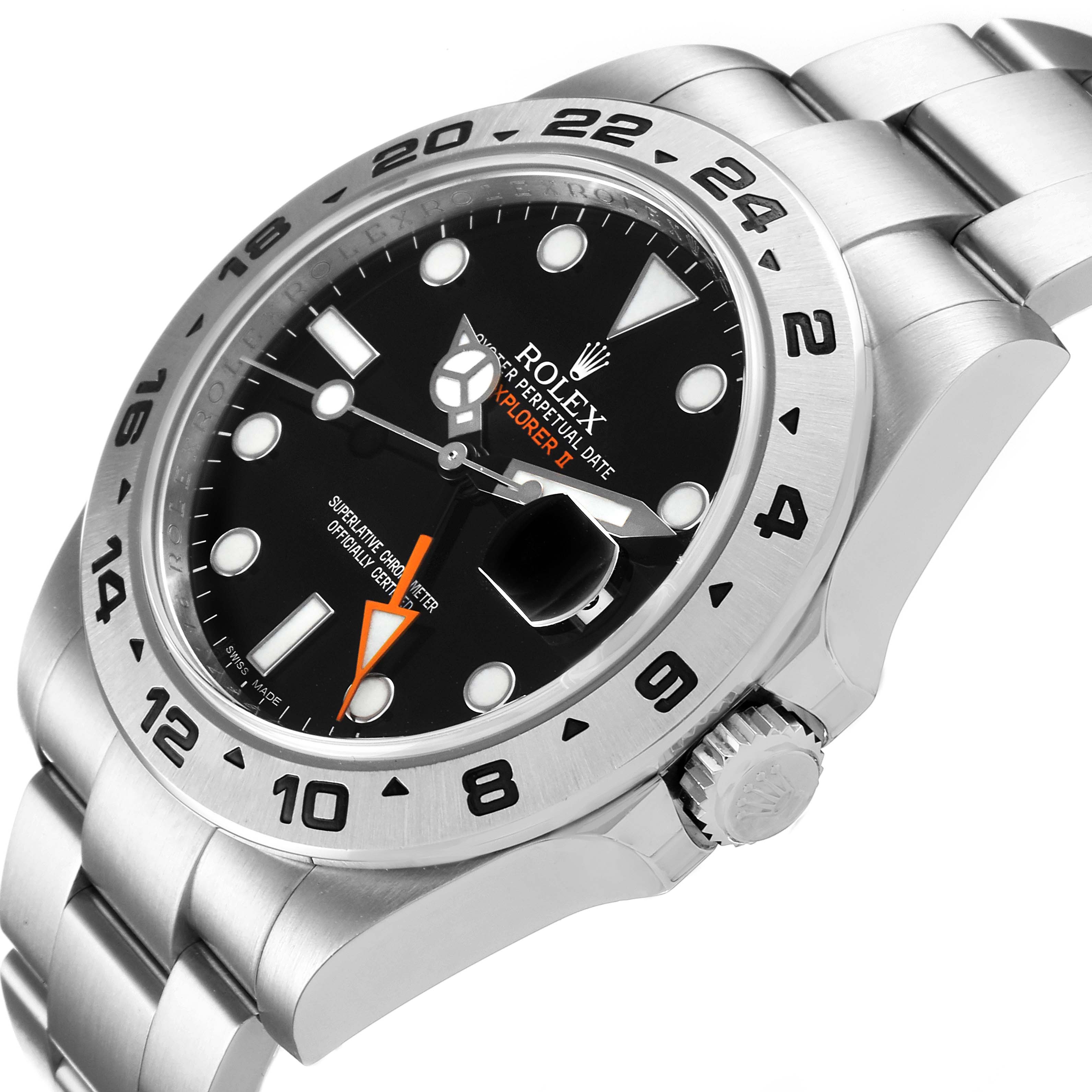 The image shows a close-up angle of a Rolex Explorer 216570 Men
s Stainless Steel Black Dial 216570 Men
s Stainless Steel Black Dial watch, highlighting the dial, bezel, and crown.